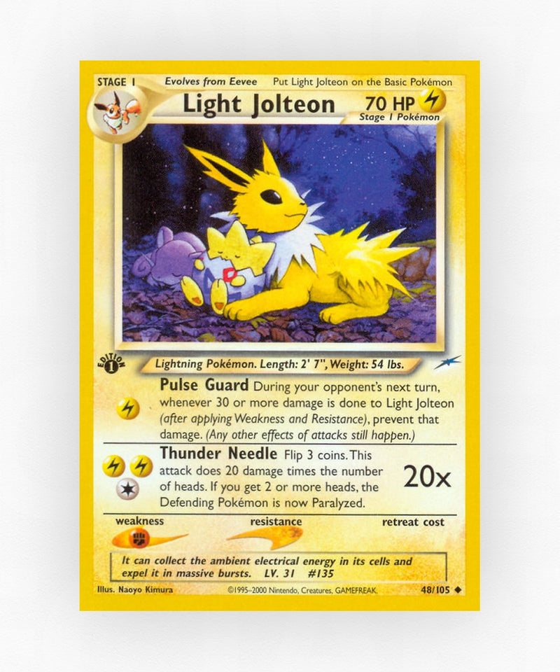 Light Jolteon - Neo Destiny 48/105 (1st Edition Non-Holo)