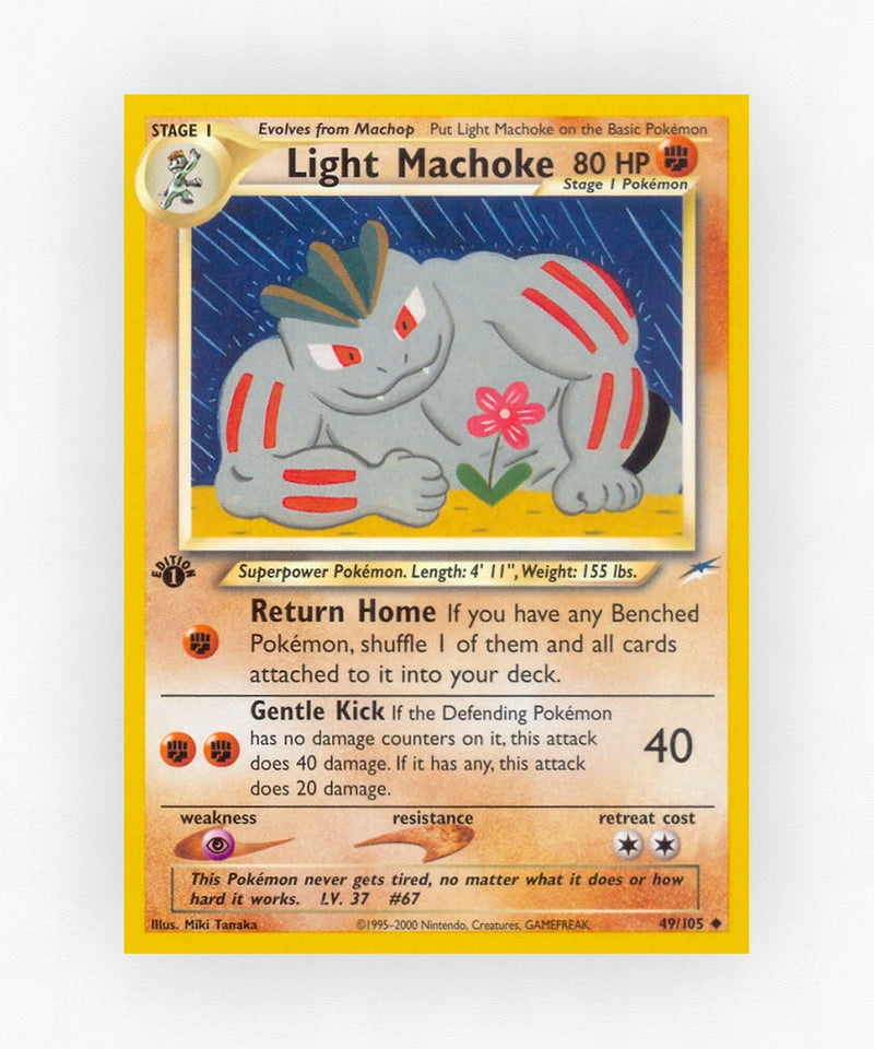 Light Machoke - Neo Destiny 49/105 (1st Edition Non-Holo)
