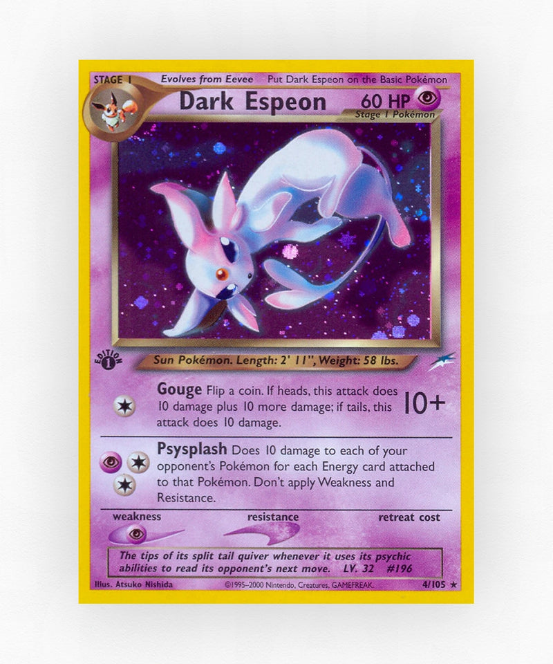 Dark Espeon - Neo Destiny 4/105 (Unlimited Holo)