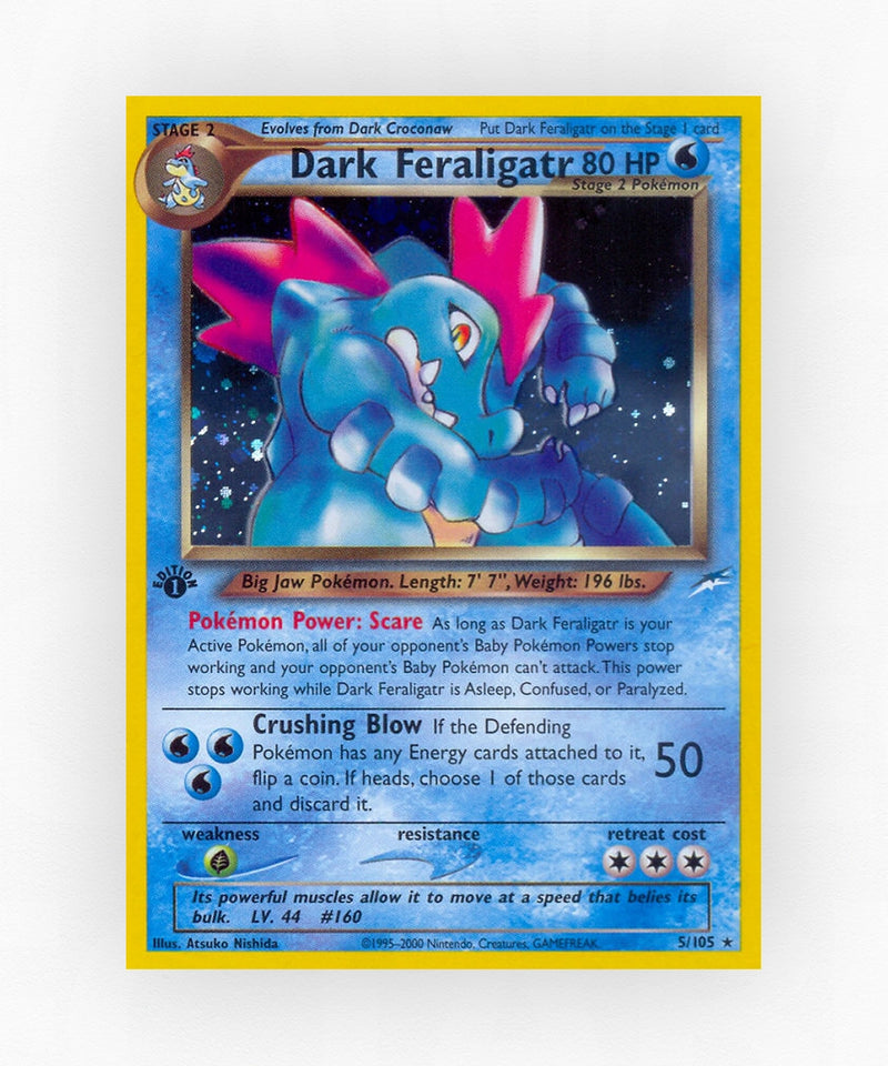 Dark Feraligatr - Neo Destiny 5/105 (Unlimited Holo)