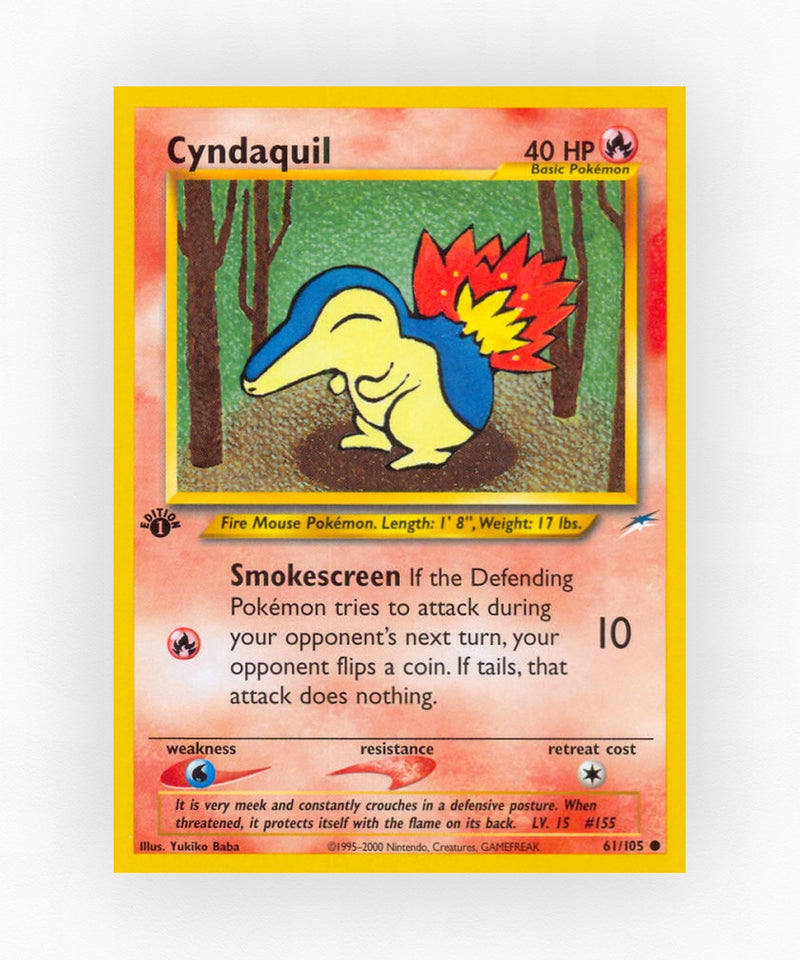 Cyndaquil - Neo Destiny 61/105 (Unlimited Non-Holo)