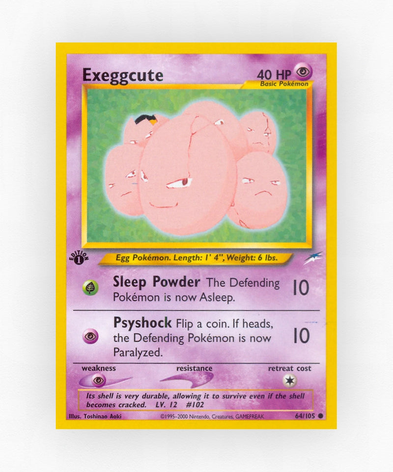 Exeggcute - Neo Destiny 64/105 (1st Edition Non-Holo)