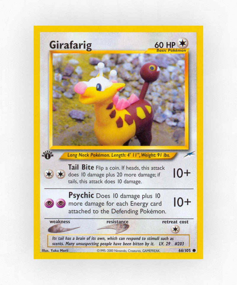 Girafarig - Neo Destiny 66/105 (1st Edition Non-Holo)