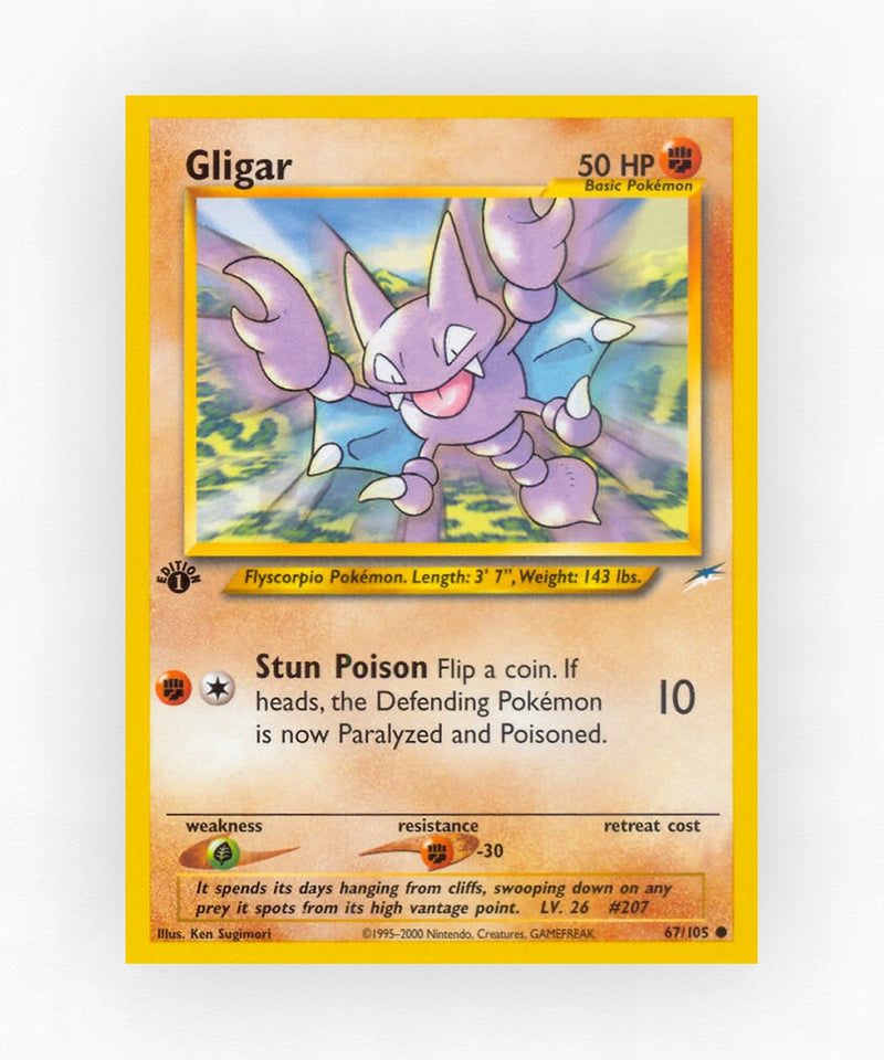 Gligar - Neo Destiny 67/105 (1st Edition Non-Holo)