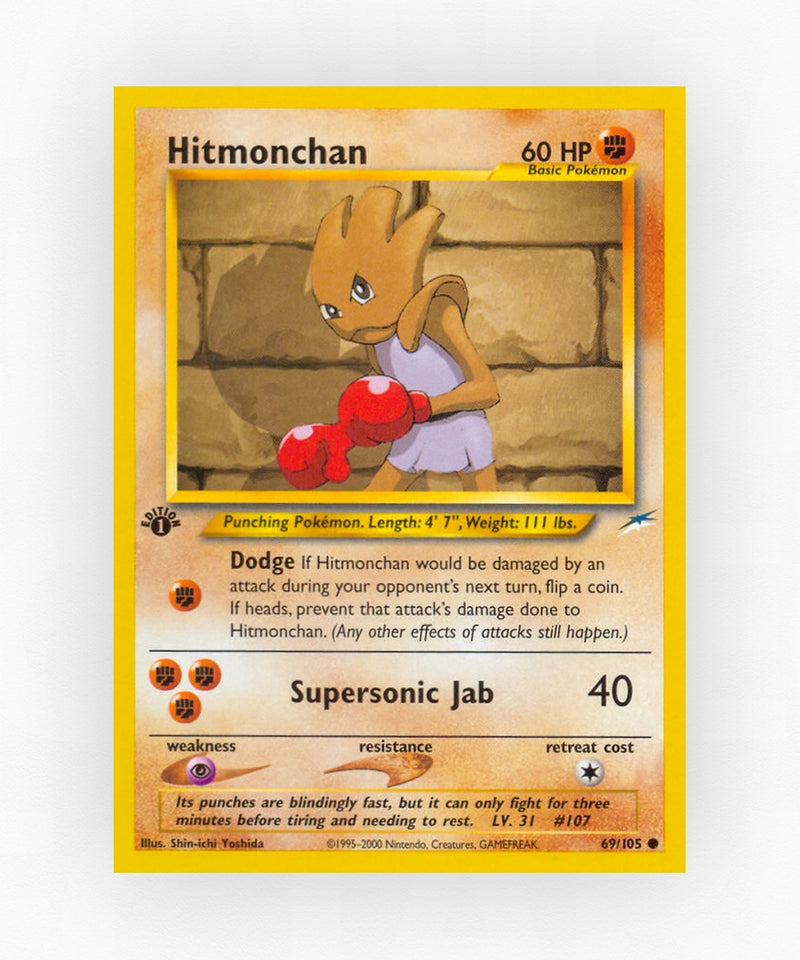 Hitmonchan - Neo Destiny 69/105 (1st Edition Non-Holo)