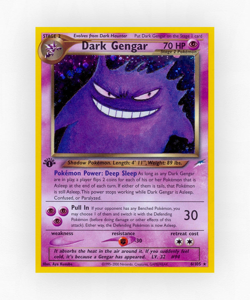 Dark Gengar - Neo Destiny 6/105 (1st Edition Holo)