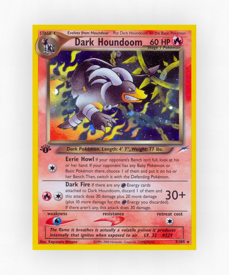 Dark Houndoom - Neo Destiny 7/105 (1st Edition Holo)