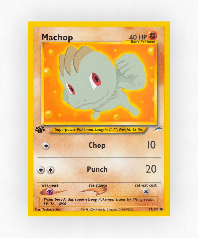 Machop - Neo Destiny 73/105 (Unlimited Non-Holo)