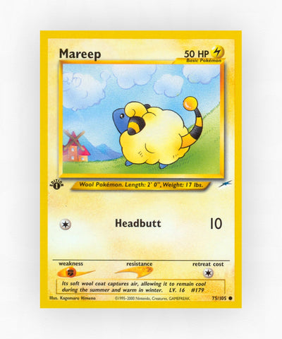 Mareep - Neo Destiny 75/105 (1st Edition Non-Holo)