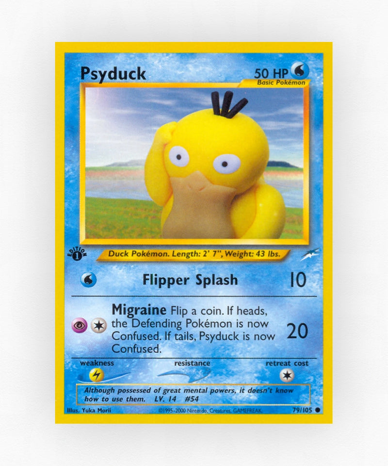 Psyduck - Neo Destiny 79/105 (1st Edition Non-Holo)