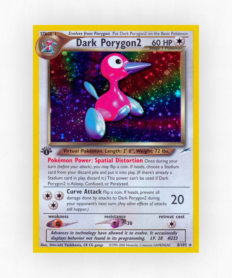 Dark Porygon2 - Neo Destiny 8/105 (1st Edition Holo)