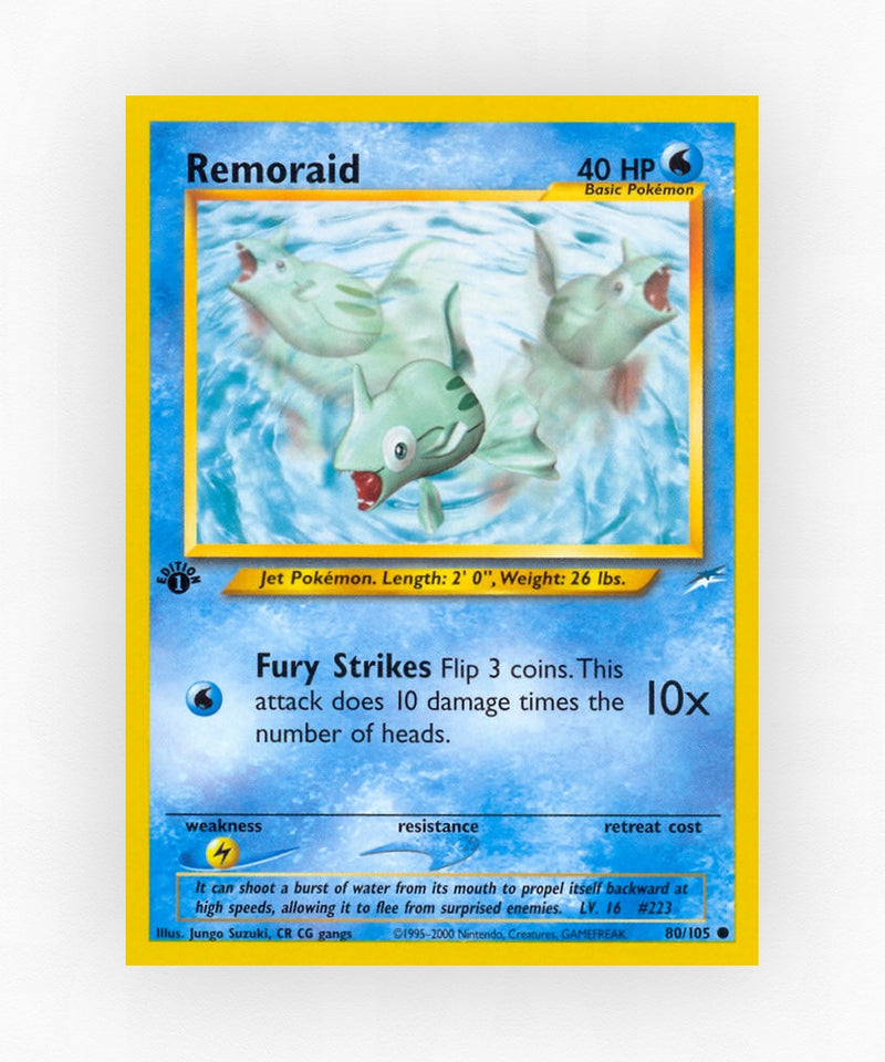 Remoraid - Neo Destiny 80/105 (1st Edition Non-Holo)