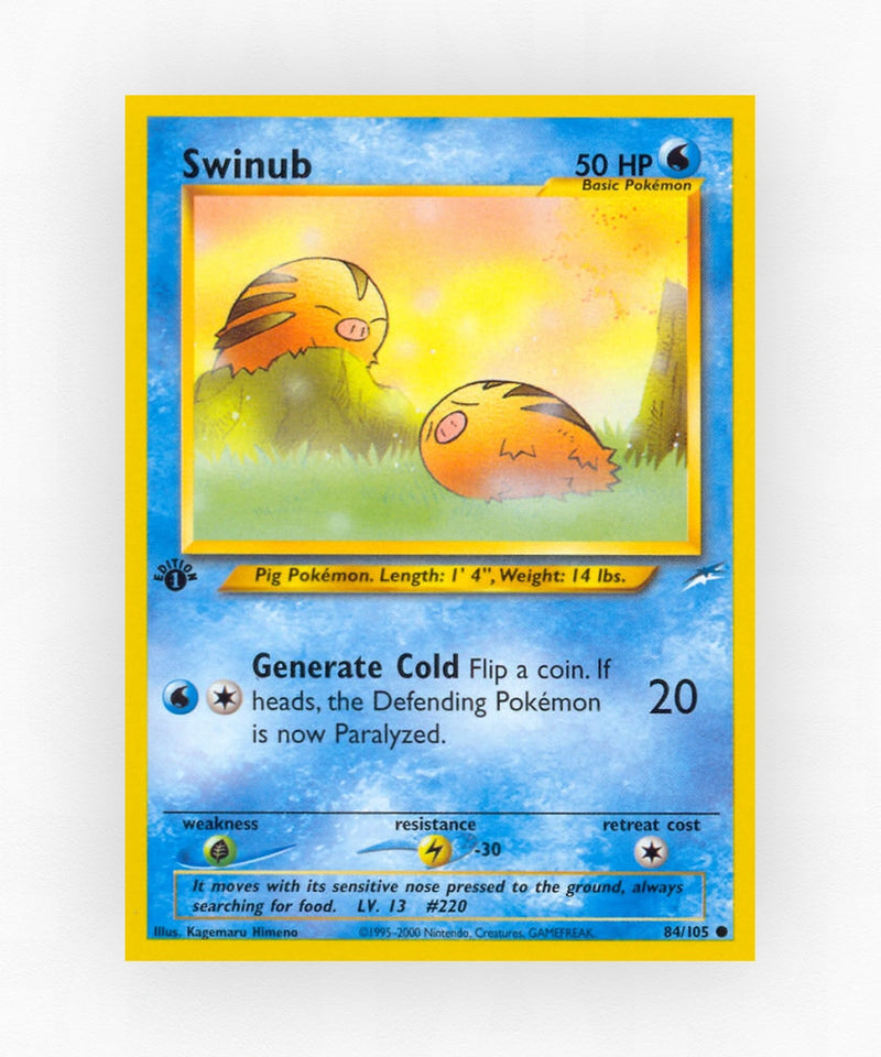 Swinub - Neo Destiny 84/105 (Unlimited Non-Holo)