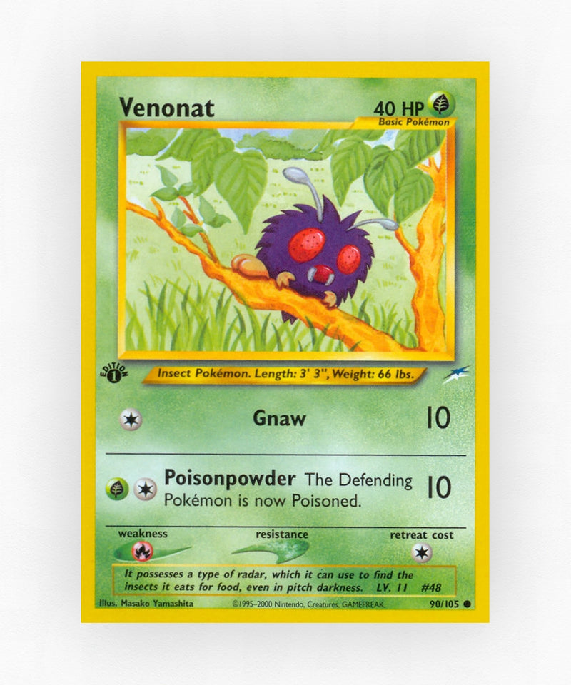 Venonat - Neo Destiny 90/105 (1st Edition Non-Holo)