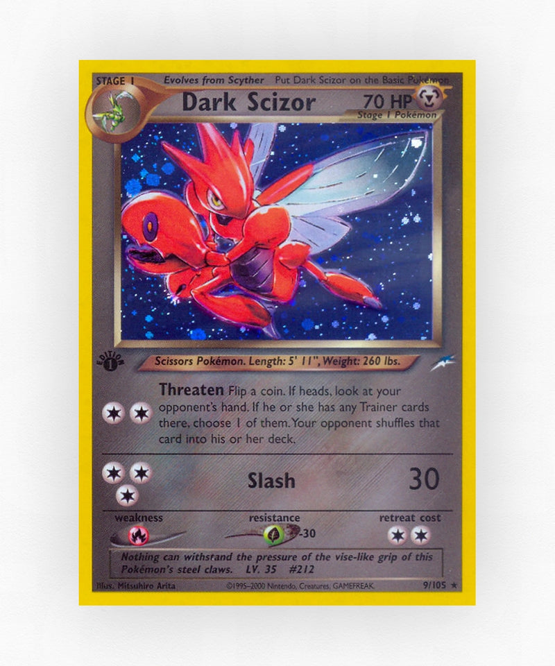 Dark Scizor - Neo Destiny 9/105 (1st Edition Holo)