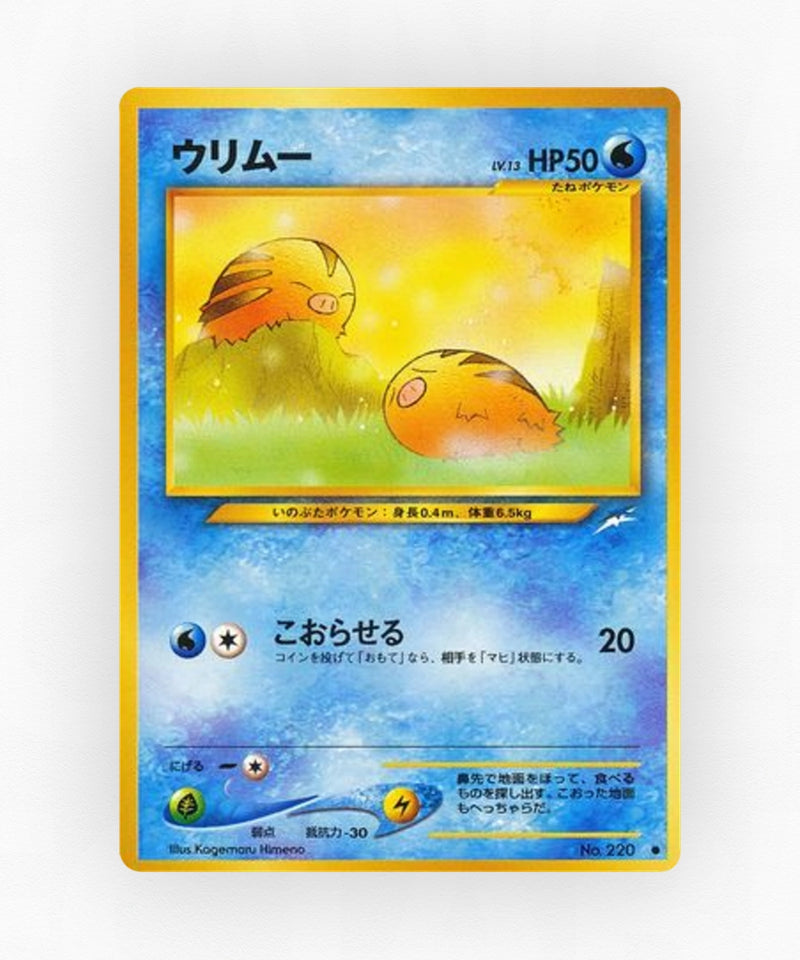 Swinub - Darkness, and to Light... No.220 (Non-Holo)