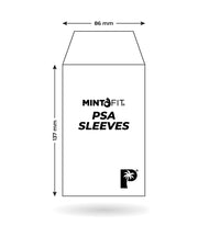 Palms Off Gaming MintFit PSA Graded Card Sleeves - Regular (100 Pack) - sleeve dimensions
