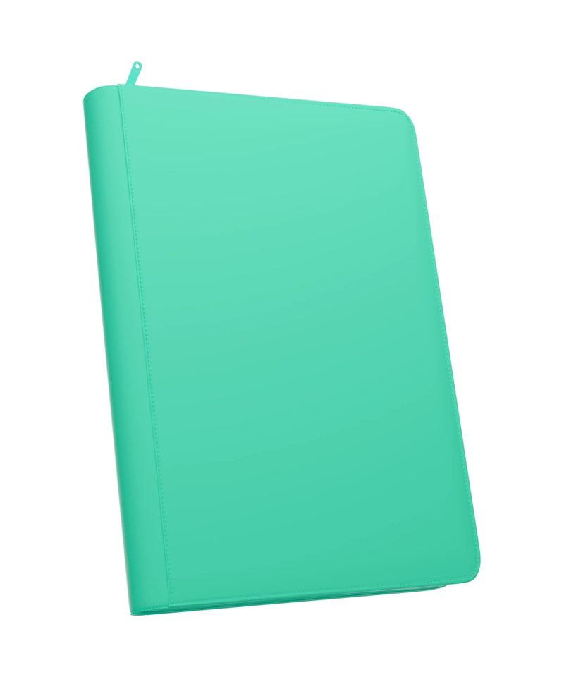 Palms Off Gaming Stealth 9 Pocket Zip Binder - Turquoise - closed