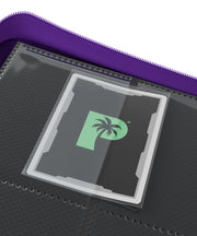 Palms Off Gaming Stealth 9 Pocket Zip Binder - Purple - pockets