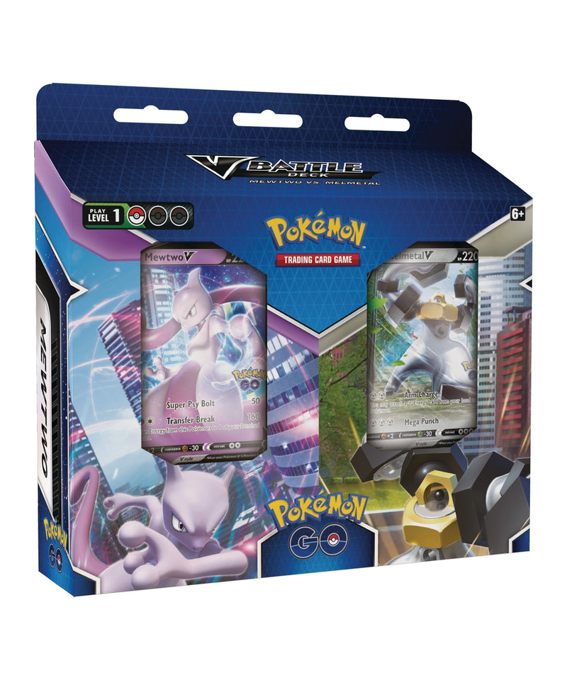 Pokemon GO V Battle Deck Bundle - Mewtwo V/Melmetal V