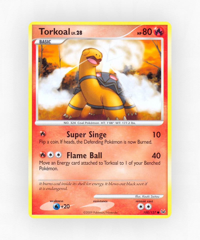 Torkoal - Platinum 100/127 (Reverse Holo)