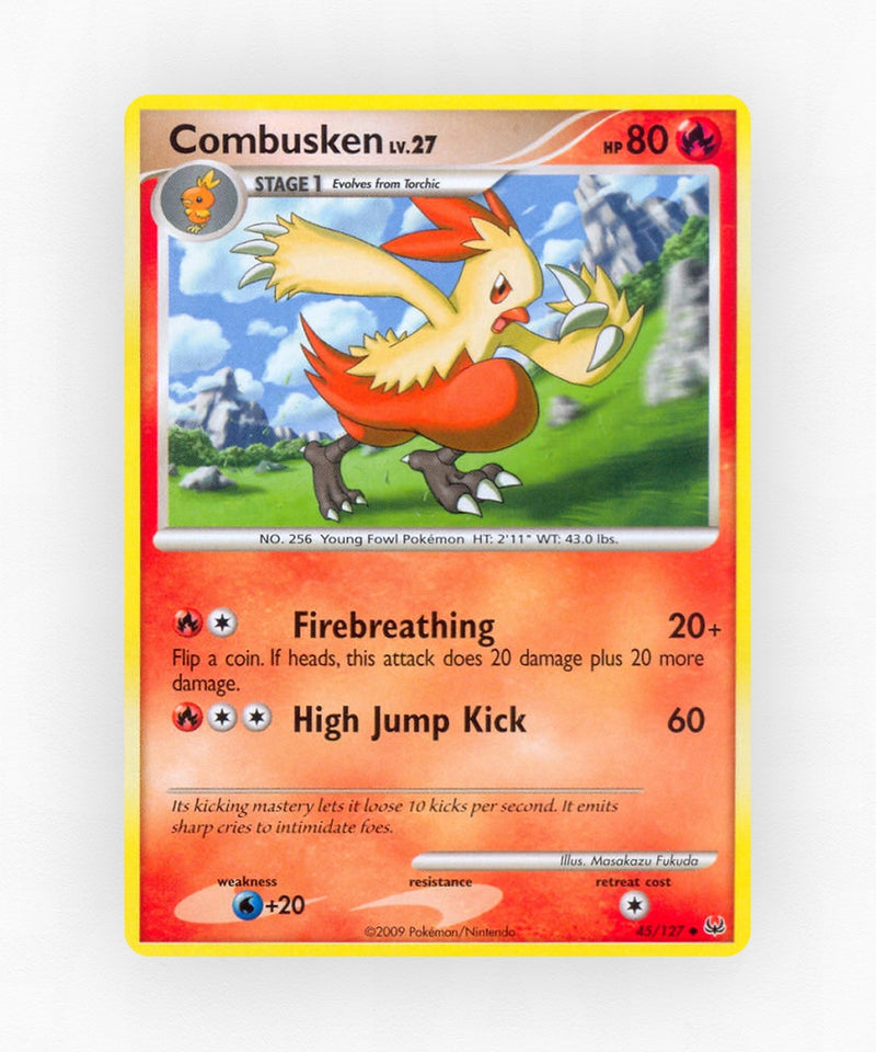 Combusken - Platinum 45/127 (Non-Holo)