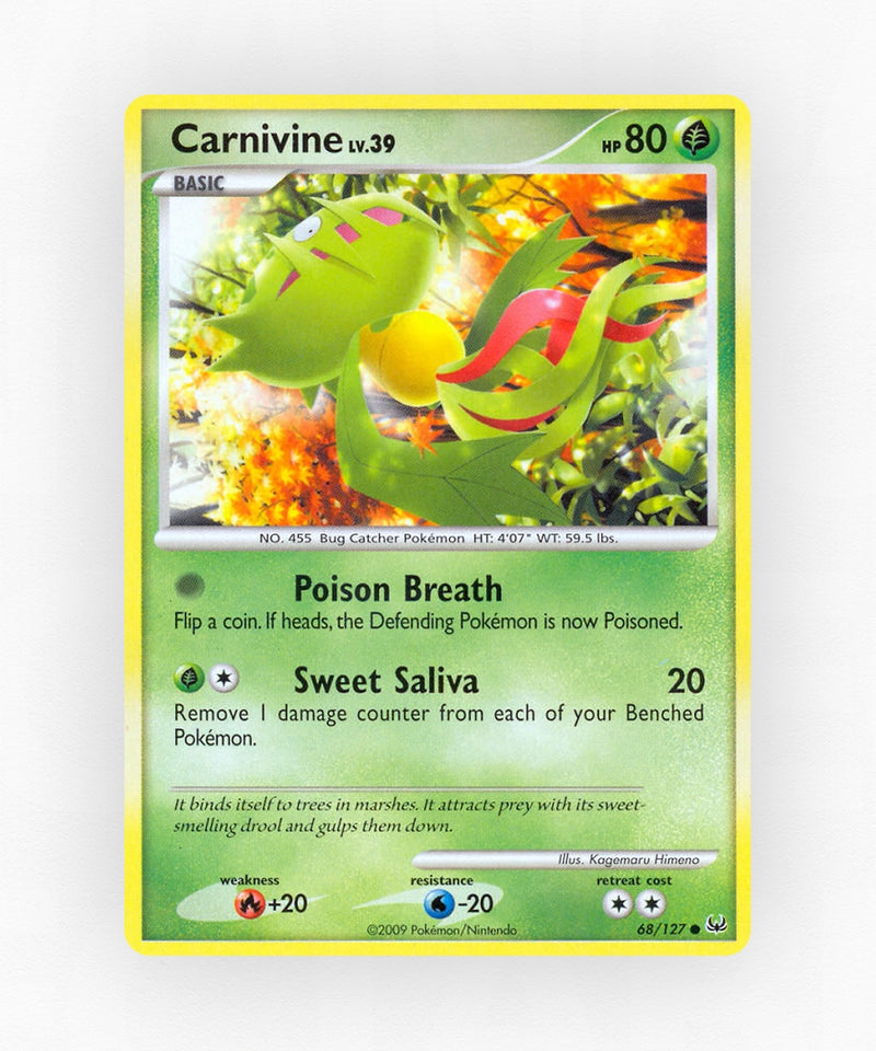 Carnivine - Platinum 68/127 (Reverse Holo)