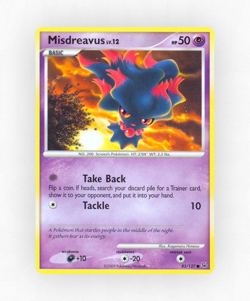 Misdreavus - Platinum 83/127 (Non-Holo)