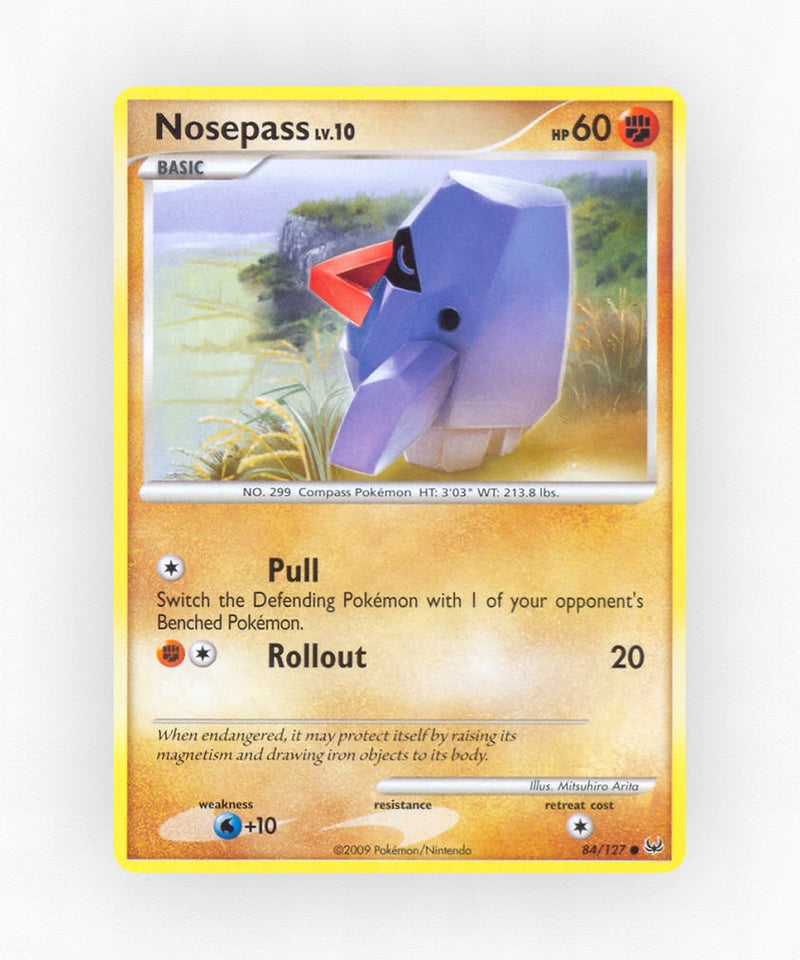 Nosepass - Platinum 84/127 (Reverse Holo)