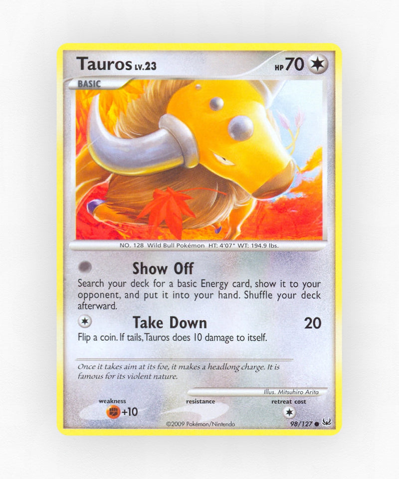 Tauros - Platinum 98/127 (Non-Holo)