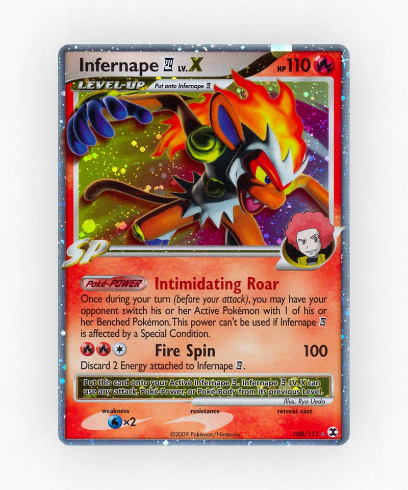 Infernape E4 LV.X - Rising Rivals 108/111 (Holo)