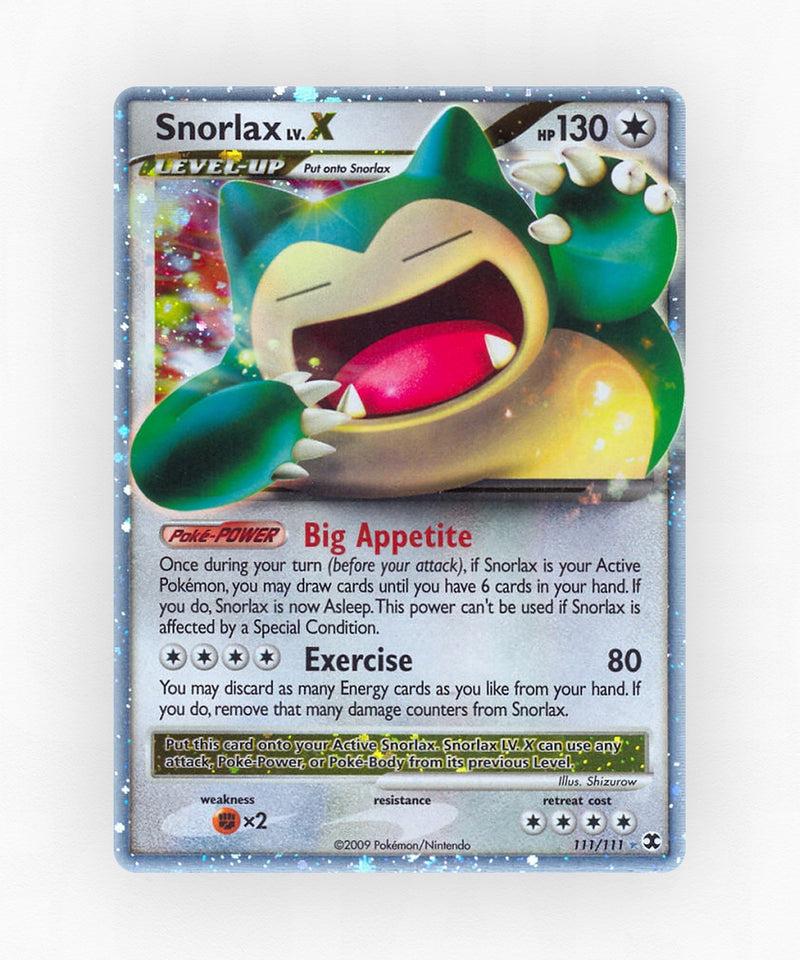 Snorlax LV.X - Rising Rivals 111/111 (Holo)