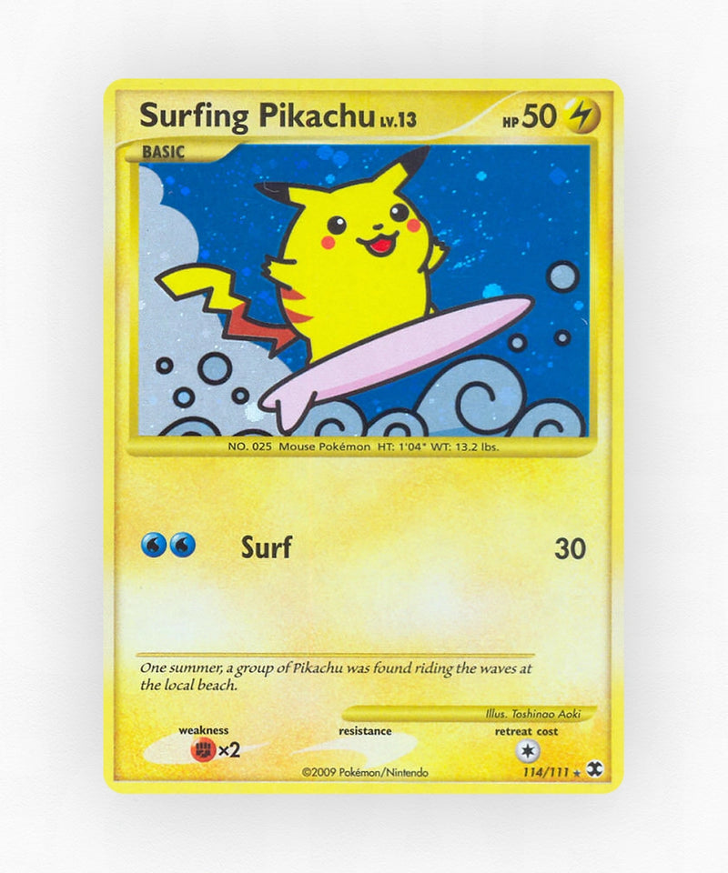 Surfing Pikachu - Rising Rivals 114/111 (Holo)