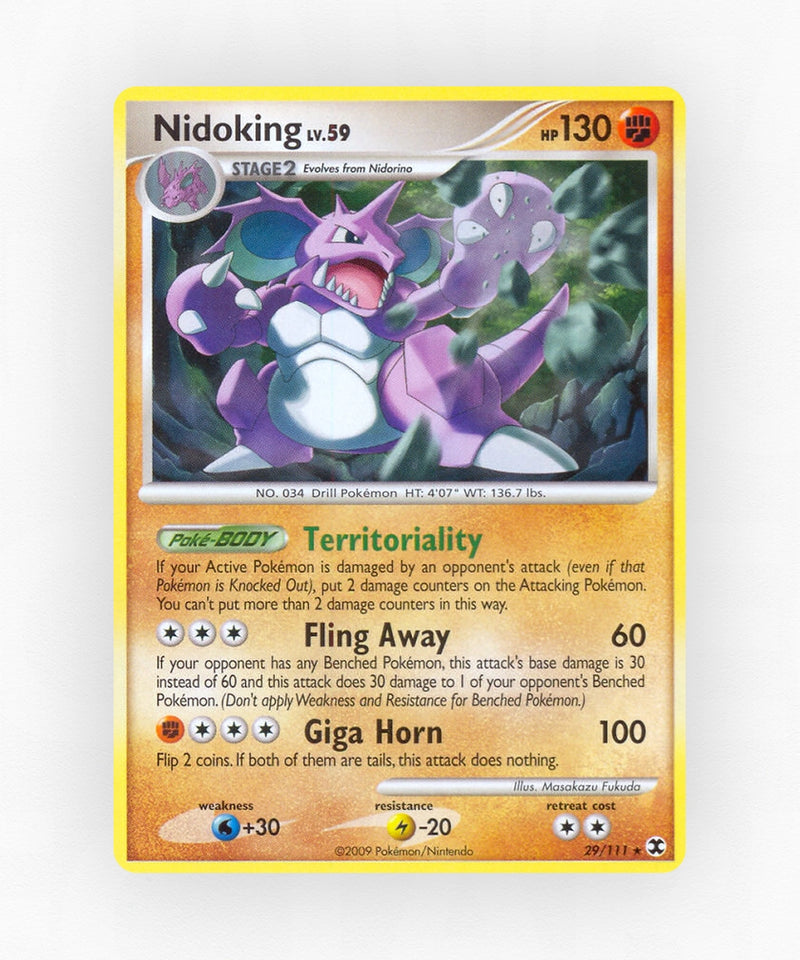Nidoking - Rising Rivals 29/111 (Reverse Holo)