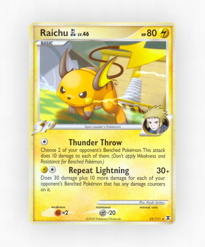 Raichu GL - Rising Rivals 31/111 (Reverse Holo)