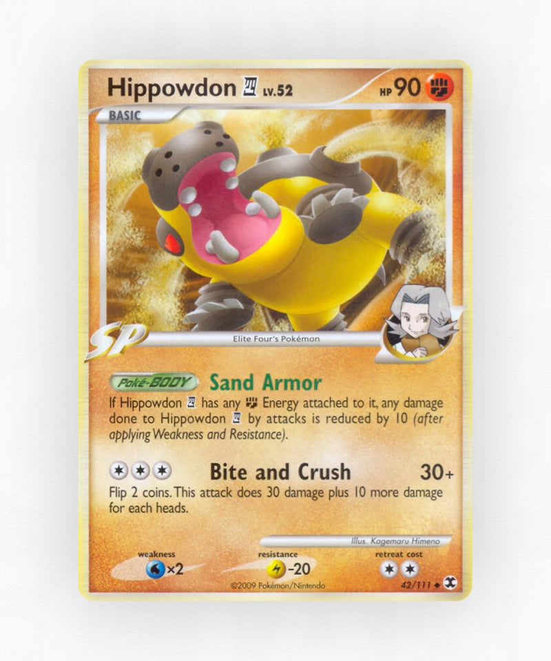 Hippowdon E4 - Rising Rivals 42/111 (Non-Holo)