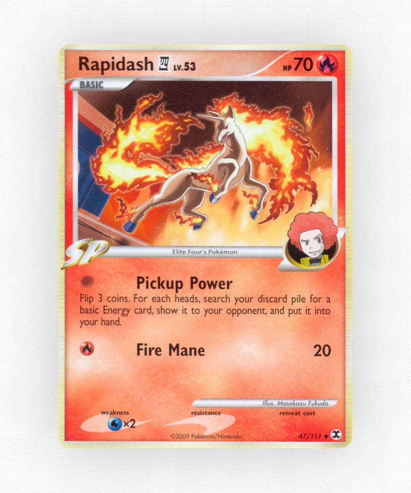 Rapidash E4 - Rising Rivals 47/111 (Reverse Holo)