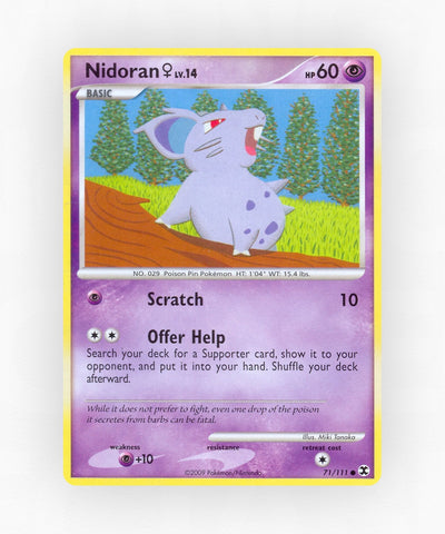 Nidoran ♀ - Rising Rivals 71/111 (Non-Holo)