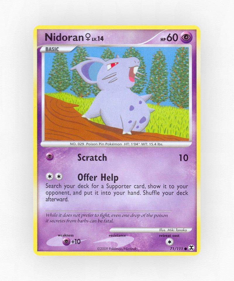 Nidoran ♀ - Rising Rivals 71/111 (Reverse Holo)