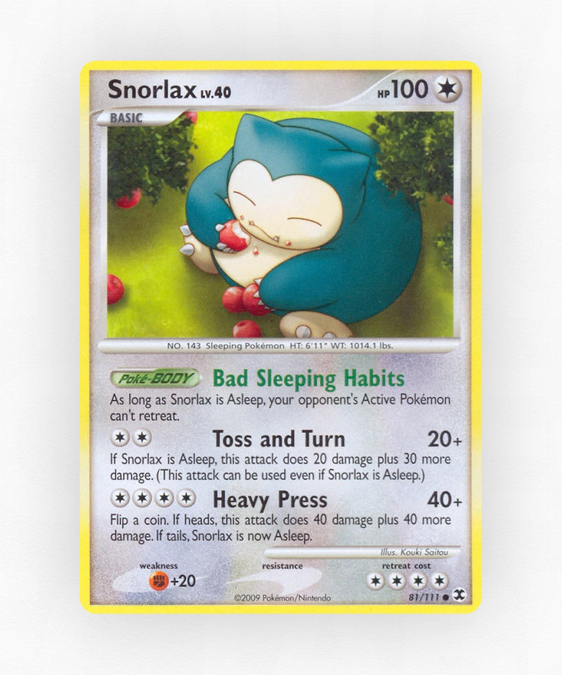 Snorlax - Rising Rivals 81/111 (Non-Holo)