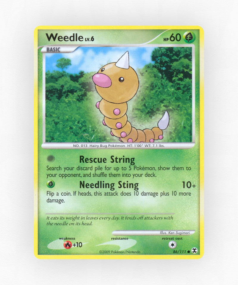 Weedle - Rising Rivals 86/111 (Non-Holo)