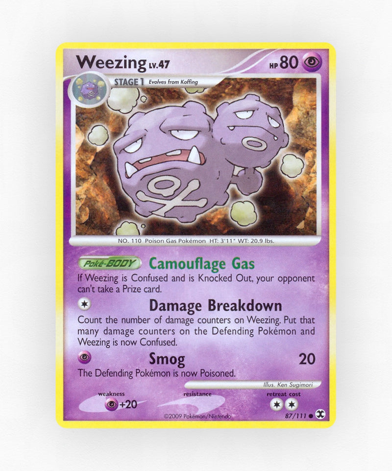 Weezing - Rising Rivals 87/111 (Reverse Holo)