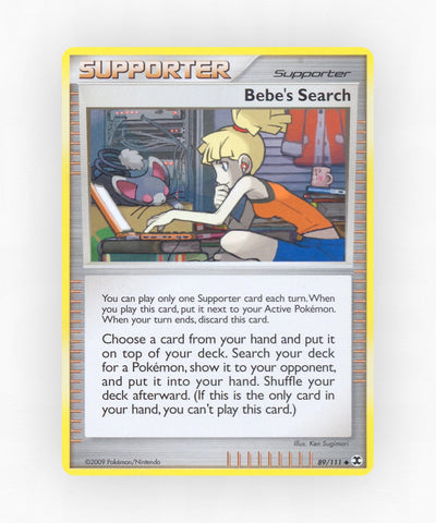 Bebe's Search - Rising Rivals 89/111 (Non-Holo)