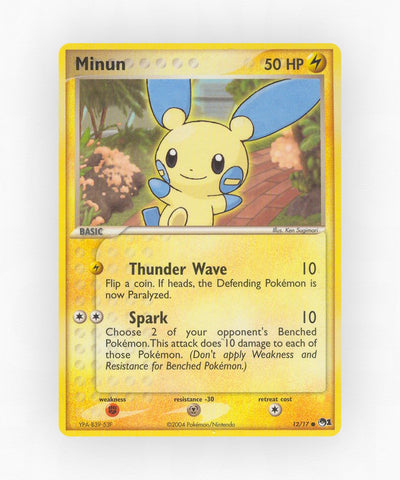 Minun - POP Series 1 12/17 (Non-Holo)