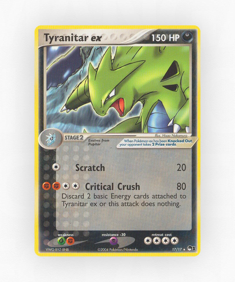 Tyranitar ex - POP Series 1 17/17 (Holo)