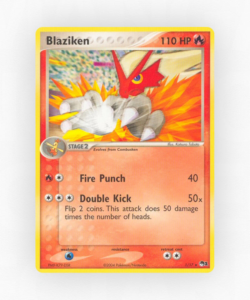 Blaziken - POP Series 1 1/17 (Holo)