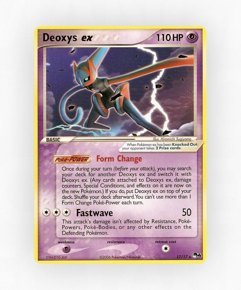 Deoxys ex - POP Series 4 17/17 (Non-Holo)