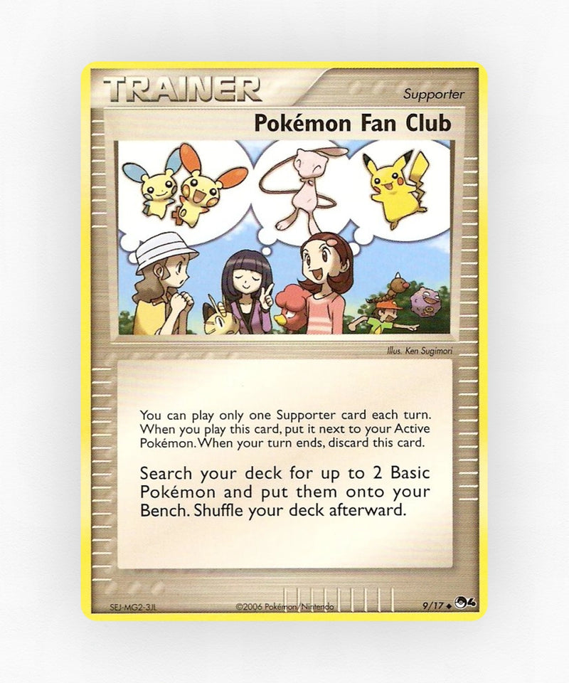 Pokémon Fan Club - POP Series 4 9/17 (Non-Holo)