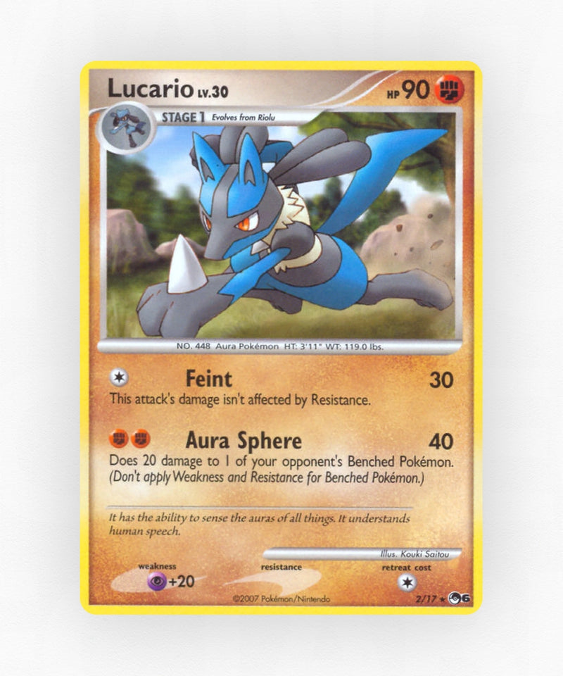 Lucario - POP Series 6 2/17 (Non-Holo)