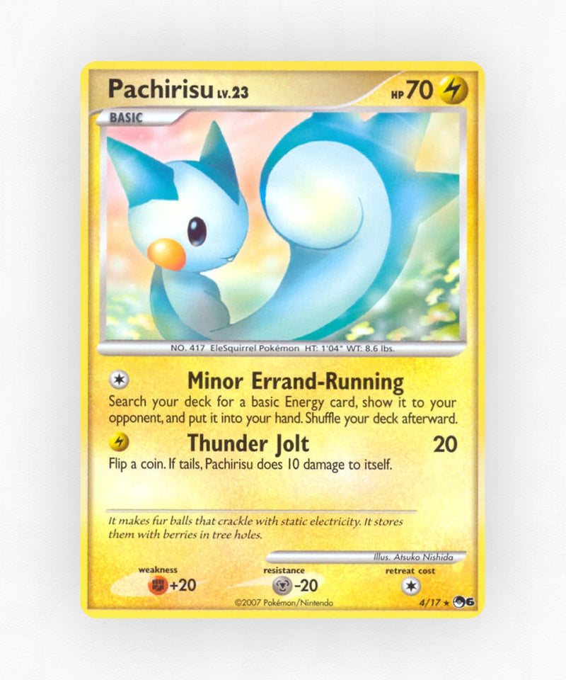 Pachirisu - POP Series 6 4/17 (Non-Holo)